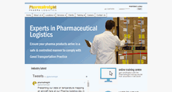 Desktop Screenshot of pharmafreight.com